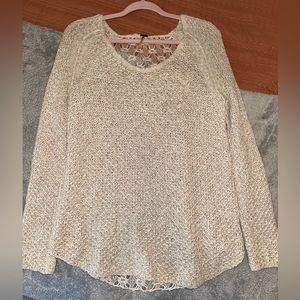 Beige Sweater with Peach Undertones